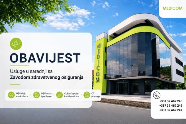 Obavijest za osiguranike Zavoda zdravstvenog osiguranja ZE-DO kantona